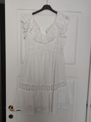 Abito Motivi cotone e pizzo tg. 42