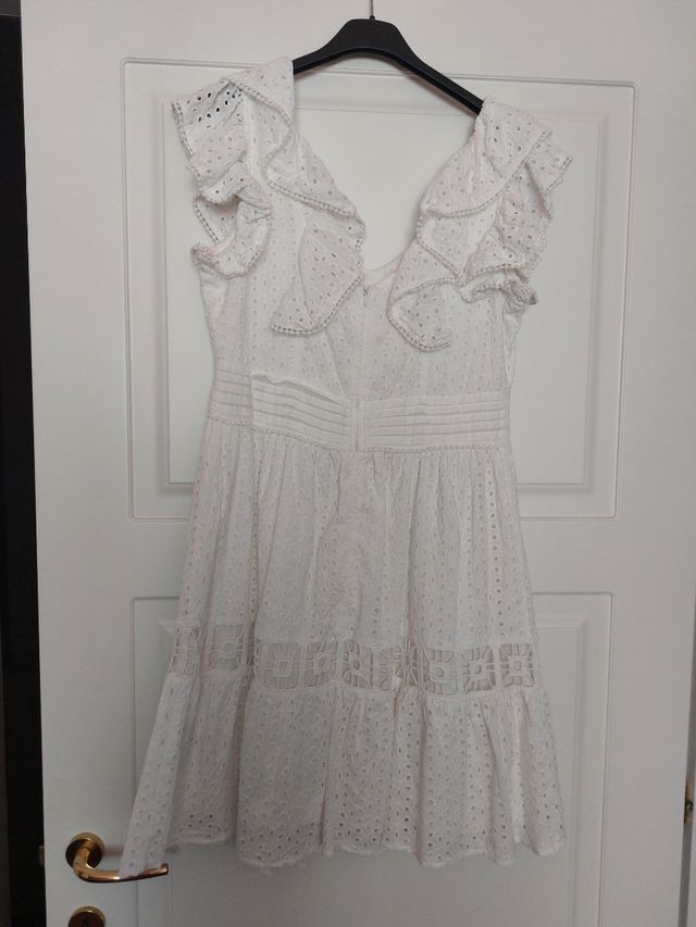 Abito Motivi cotone e pizzo tg. 42