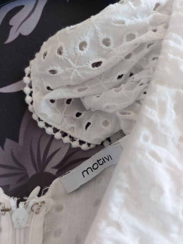 Abito Motivi cotone e pizzo tg. 42