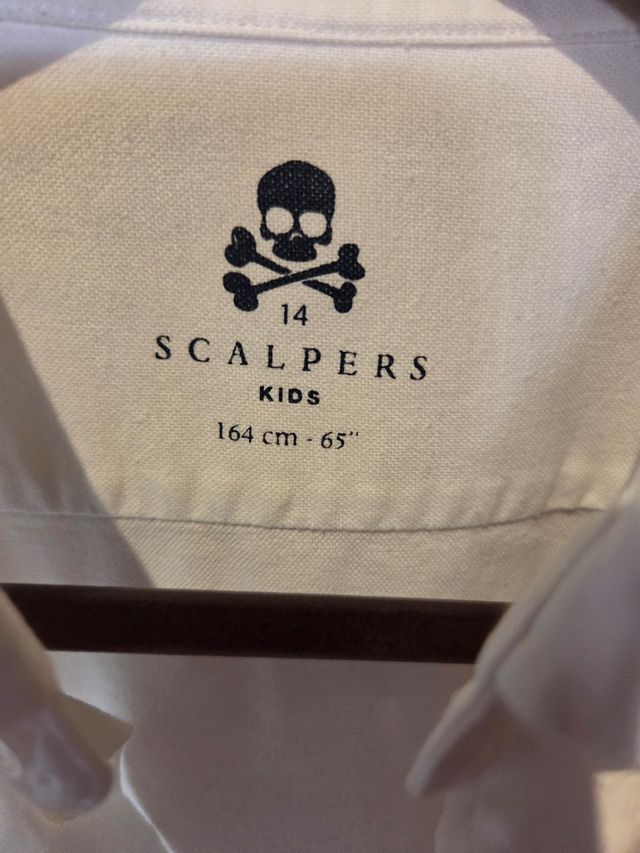 Camisa Scalpers niño talla 14 (164cm)
