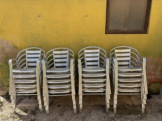 Alquiler de sillas aluminio