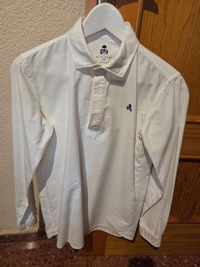 Camisa Scalpers niño blanca - talla 14