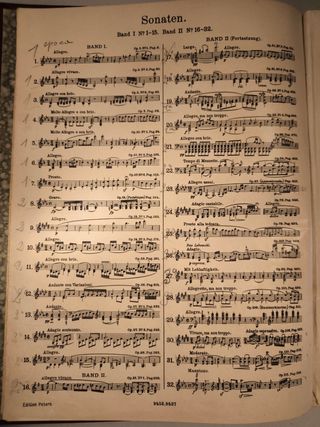 Sonatas Beethoven - Partituras