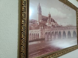 Cuadro Catedral y puente romano Salamanca