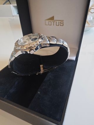 Reloj LOTUS cronógrafo plata