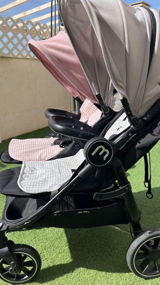 Carro gemelar Easy Twin 4 como nuevo.