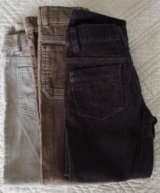 Pack 3 pantalones pana niño