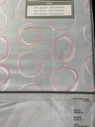 Sábanas 135cm - 3 piezas - 50 % Algodón