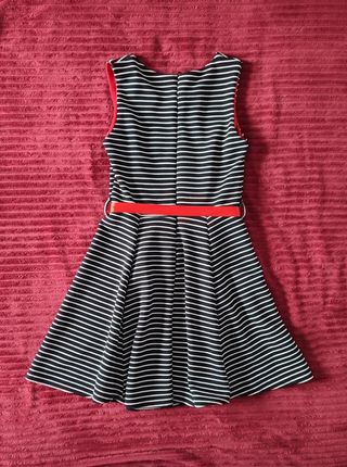 Vestido niña rayas eventos