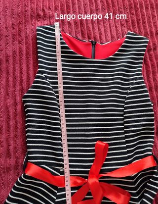 Vestido niña rayas eventos