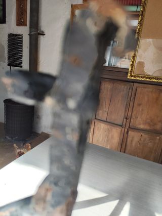 Escuadra para, carrillo de pozo forja an