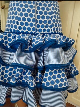 Falda flamenca romería feria adolescente