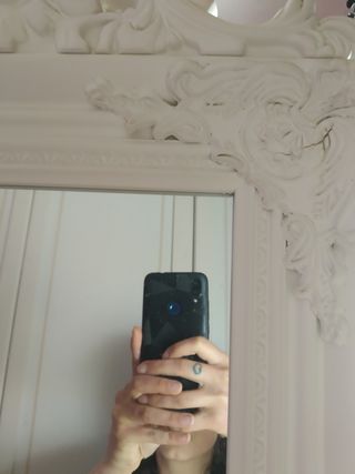 Specchio da terra Kare Shabby Chic Bianco