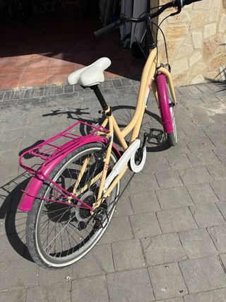 Bicicleta niña 20" beige