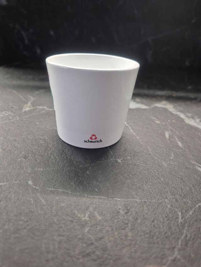 Porta piante Scheurich bianco