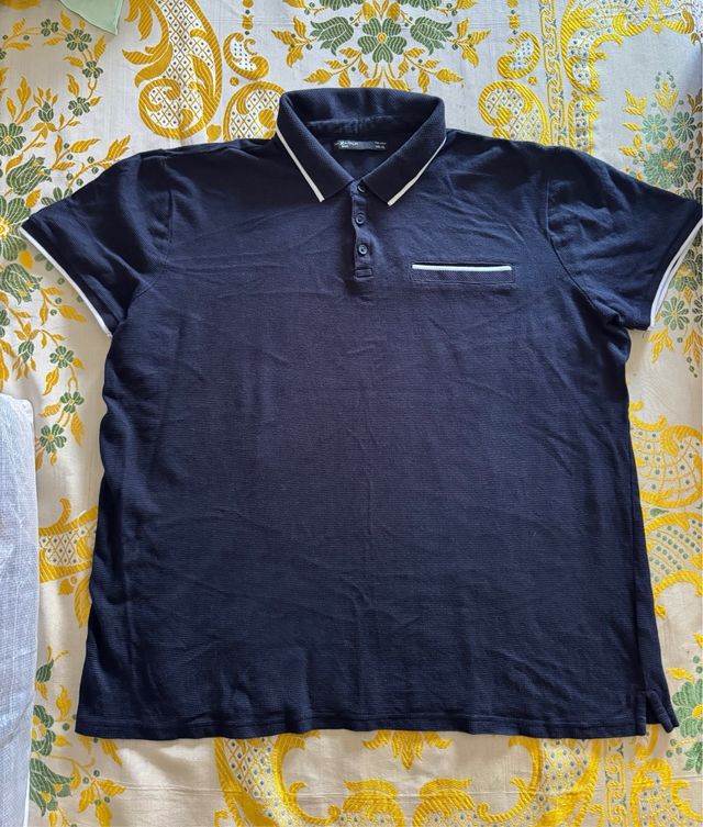 Polo blu scura uomo Tg XL Piazza Italia