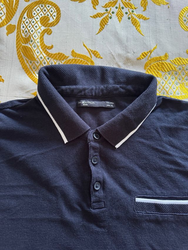 Polo blu scura uomo Tg XL Piazza Italia