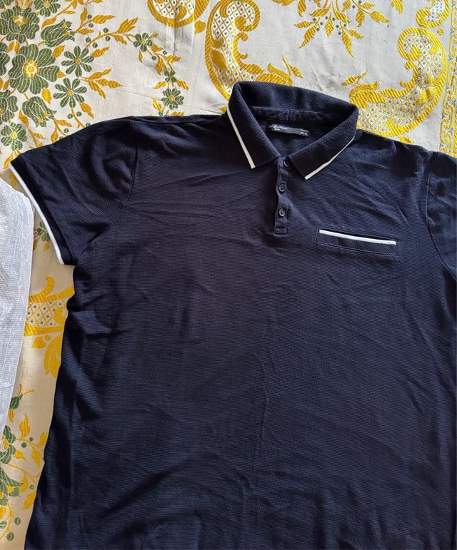 Polo blu scura uomo Tg XL Piazza Italia