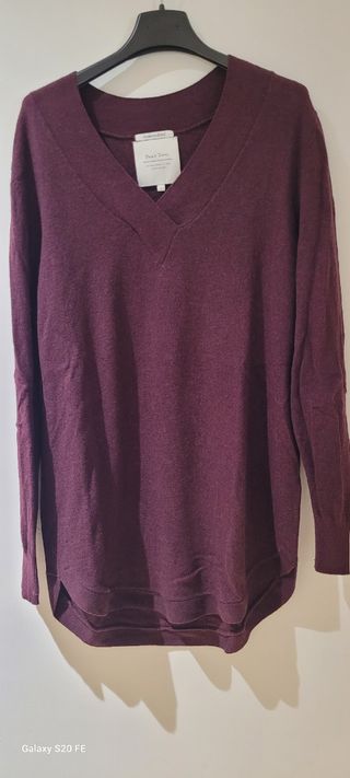 Maglioncino in lana viola