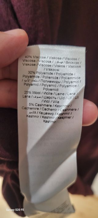 Maglioncino in lana viola