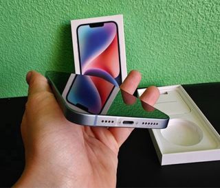 iPhone 14 Plus Azul 128 gb  capacidad bareria 85%