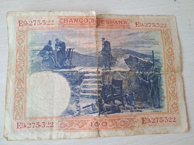 Billete 100 pesetas 1925