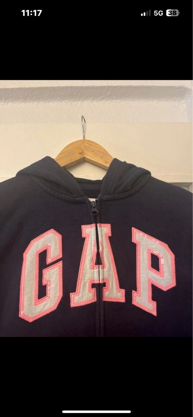 Sudadera de gap de niña