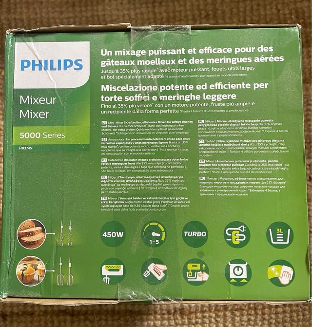 Batidora Philips 5000, 450W, nueva