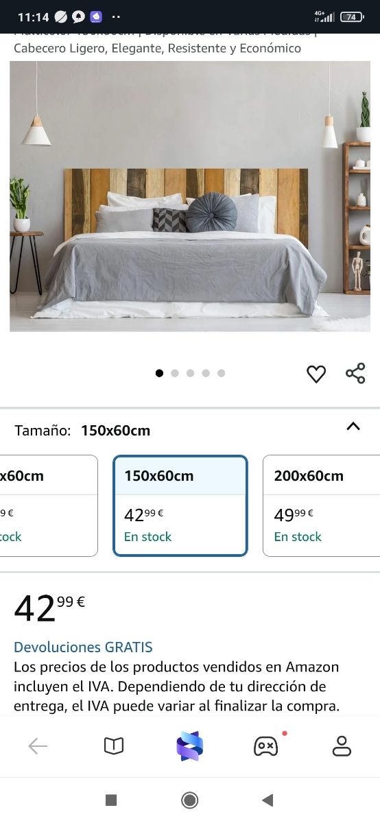 Cabecero PVC no hago envíos precio negociable