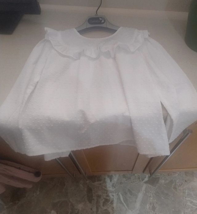 Camisa niña blanca 8A