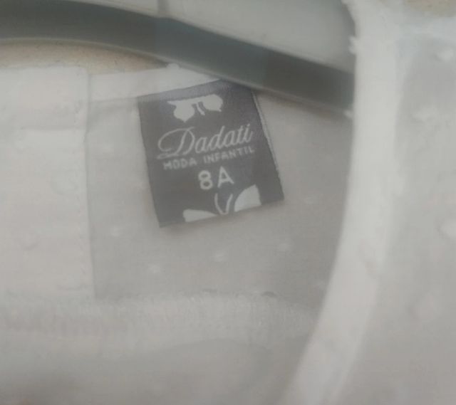 Camisa niña blanca 8A