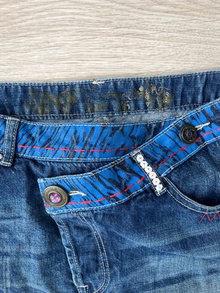 Minifalda vaquera de desigual talla 36
