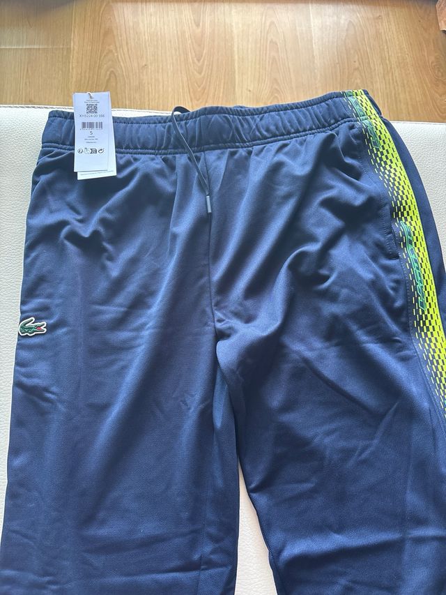 pantalon poliester lacoste