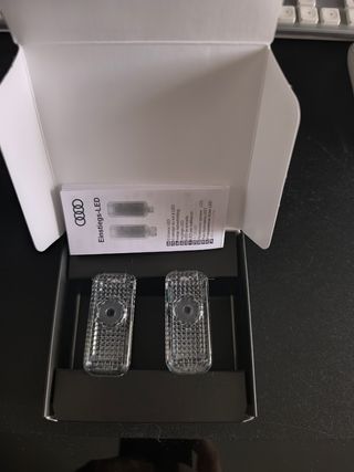 Luz led Audi logo 