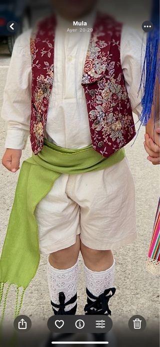 Traje huertano niño