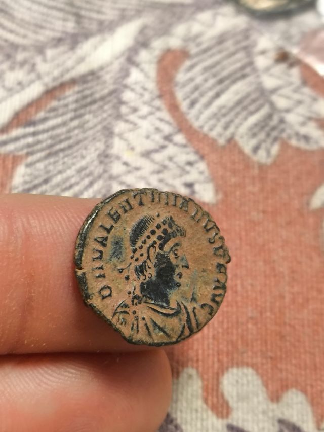 Moneda Romana Bajo imperio Valentino II