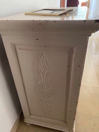 Cómoda 3 cajones - Madera blanca