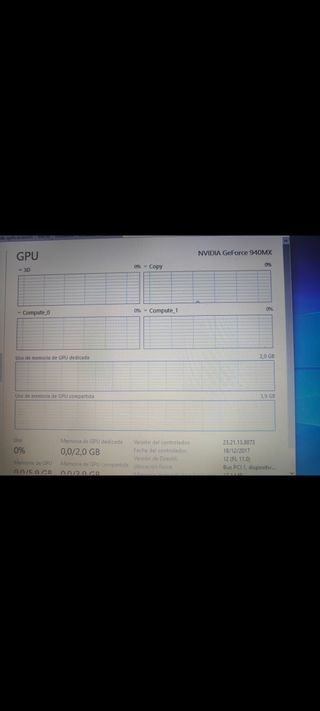 Portátil gaming acer i7 7500