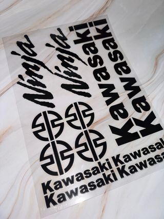 PACK PEGATINAS VINILOS KAWASAKI NINJA VULCAN KX H2