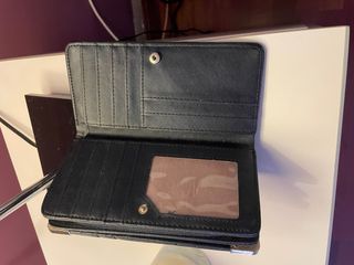 Monedero negro - cartera mujer