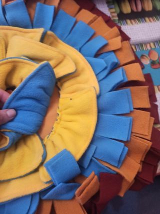 Alfombra olfativa perros fleece