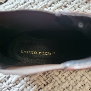 Botines marrones de piel de Bruno Premi - Talla 40