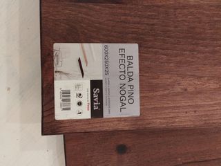 2 Baldas Pino Nogal Savia 600x250x25