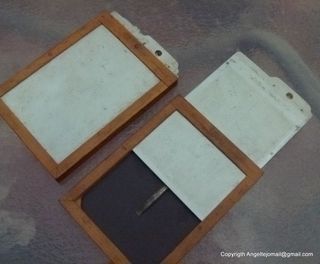 Chasis años 1920 para cámara gran formato