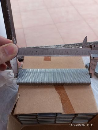 Grapas para pistola neumática