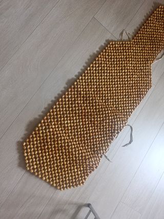 Funda asiento coche madera bolas