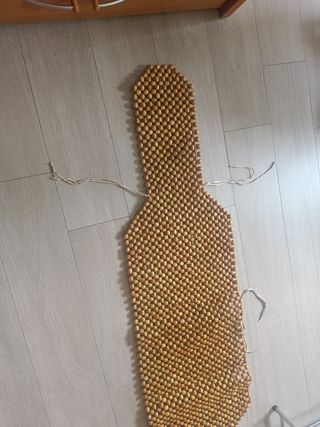 Funda asiento coche madera bolas