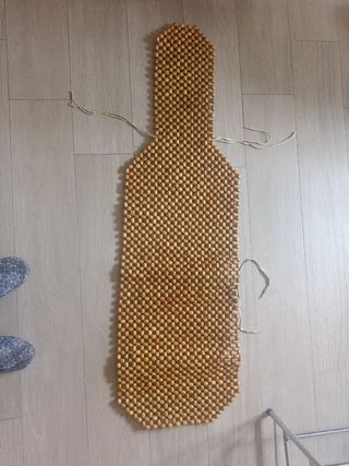 Funda asiento coche madera bolas