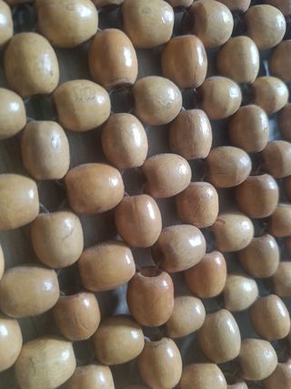 Funda asiento coche madera bolas