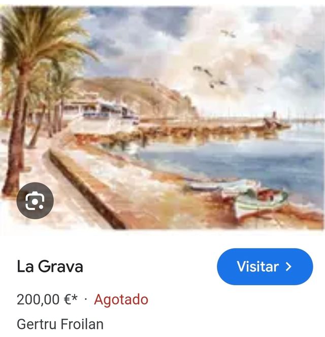 Acuarela GERTRU FROILAN -  JAVEA